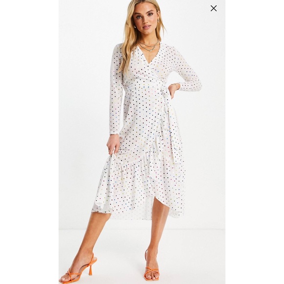 Never Fully Dressed Dresses & Skirts - Never Fully Dressed Dress 10 Metallic Rainbow Spot